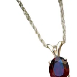 GenZcomplex Silver-Plated Garnet Stone Studded Pendants-image-66