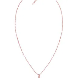 GIVA Rose Gold-Plated Floral Pendants with Chains image 3