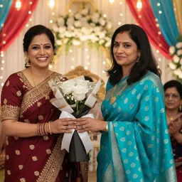 BARAKATH White 1 Pieces Rose Artificial Flower image 2