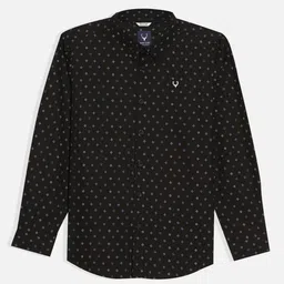 Allen Solly Junior Boys Cutaway Collar Geometric Printed Cotton Slim Fit Casual Shirt-picture-27