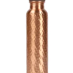 ANARO Copper-Toned Copper Water Bottle With Screw Cap-image-85