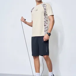 Ajile by Pantaloons Men Camouflage Colourblocked T-shirt image 2