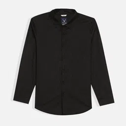 Allen Solly Junior Boys Cutaway Collar Solid Cotton Slim Fit Casual Shirt-image-99