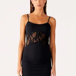 LULU & SKY Women Solid Bodycon Mini Dress-picture-28