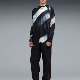 PUMA Motorsport Men Abstract Printed Round Neck Oversized T-shirt image 5