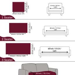 STITCHNEST Copper-Toned 2 Seater Jute Sofa Cover image 5