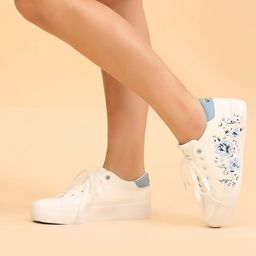 yoho Women Lace-Ups Synthetic Printed Sneakers-picture-45
