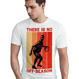 Seekbuylove Men Bio Finish Basketball Round Neck Pure Cotton T-shirt-picture-10