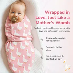 TIDY SLEEP Infants Kids Printed Hug-Me U-Shape Wrapper image 3