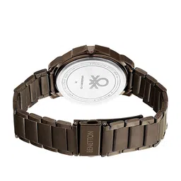 United Colors of Benetton Men Bracelet Style Straps Round Dial Analog Watch UWUCG1801 image 3