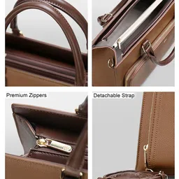 itti PU Oversized Structured Handheld Bag image 2