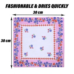 Kuber Industries 12-Pcs Printed Cotton Handkerchief image 2