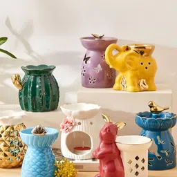 Home Centre Redolence Pink 4 Pieces Rose Oil Reed Diffusers image 2