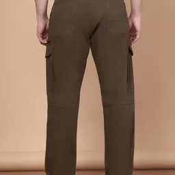 Hence Men Relaxed Easy Wash Cargos Trousers image 3