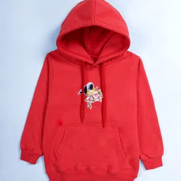 KiddoPanti Girls Printed Hooded Sweatshirt-image-81