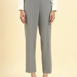 Cantabil Women Smart High-Rise Trousers-image-84