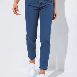 4WRD by Dressberry Women Mom Fit Mid-Rise Jeans-image-74