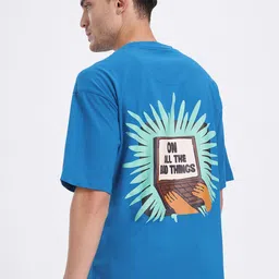 glitchez Focus Mode Printed Relaxed Fit T-shirt image 5