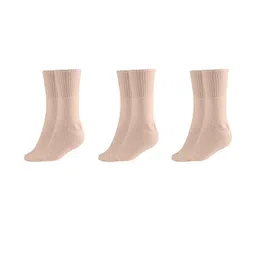 MUKHAKSH Beige Cotton Socks-picture-37