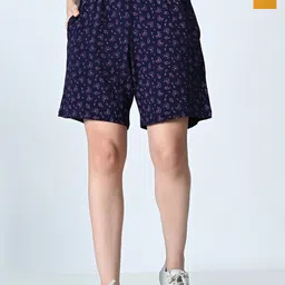 BAESD Women Printed High-Rise Shorts-picture-17