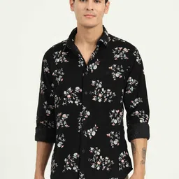 Greenfibre Men Slim Fit Floral Printed Casual Shirt-image-60