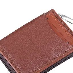 WATCHSTAR Unisex Leather Zip Around Wallet image 5