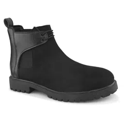 Roadster Men Slip-On Black Chelsea Boots image 4