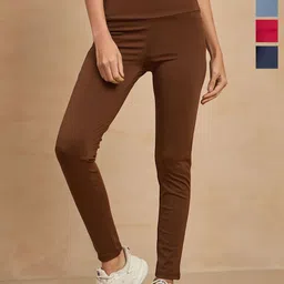 COLOR CAPITAL Women Pack Of 4 Ankle Length Antimicrobial Tights-picture-37