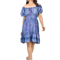 ADC SHEMONA Angelina Women Off-Shoulder Printed Dress-image-38
