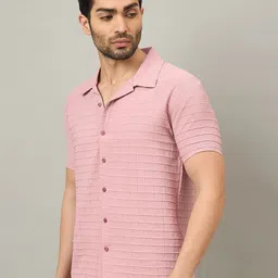 REPRISE Micro Checked Spread Collar Casual Shirt image 3