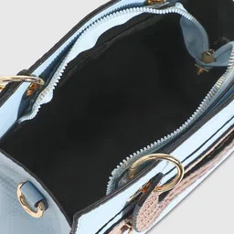 HAUTE SAUCE by Campus Sutra Textured Structured Handheld Bag image 5