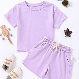 LULU & SKY Boys Pure Cotton T-Shirt & Shorts Night Suits-picture-39