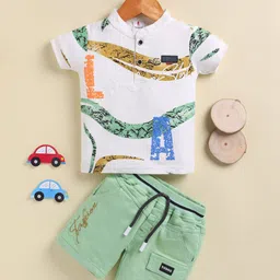 TODOS Boys Printed T-shirt with Shorts-image-8