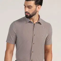 Blackberrys Men Slim Fit Multi Stripes Opaque Striped Casual Shirt-picture-53