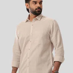 UATHAYAM Men Slim Fit Casual Shirt image 3