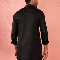 VASTRAMAY Men Satin Kurta image 2