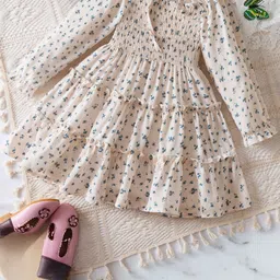 LULU & SKY Floral Print Fit & Flare Dress image 3