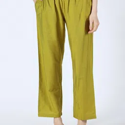 Saffron Threads Geometric Embroidered Mirror Work A Line Kurta with Trousers image 5