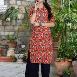ethnic basket Cotton Embroidered Kurta-picture-35