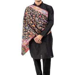 Naureen Men Embroidered Stole-picture-26