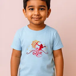 BLUSHES Unisex Graphic Printed Round Neck Cotton T-shirt-picture-38