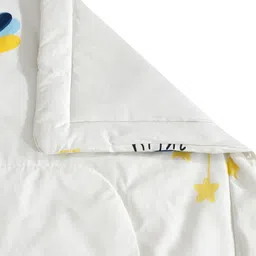 HOSTA HOMES White & Blue Cartoon Characters AC Room 210 GSM Single Bed Comforter image 2