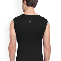 Sporto by Macho Men Pack Of 2 Combed Cotton Gym Vests Sprto_1051-B(1)-SPT(1)-XS image 2