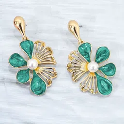 KRENOZ Floral Drop Earrings-picture-12