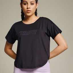 MKH Women Typography Printed Dri-FIT T-shirt-picture-3