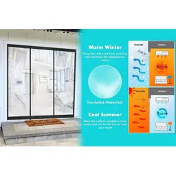 The Furnishing Tree Magnetic PVC AC Curtain - Thickness 0.20 mm image 5