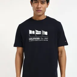Tommy Hilfiger Men Graphic Printed Round Neck Cotton T-shirt-picture-17