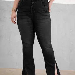 SASSAFRAS Curve Women Bootcut Mid-Rise Stretchable Jeans image 5