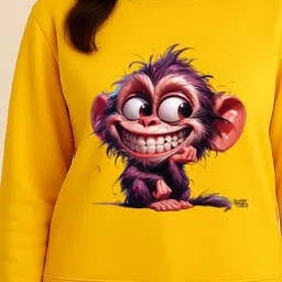 Anikmart Women Printed Sweatshirt image 4