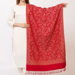 PASHGIRI Women Floral Embroidered Shawl-picture-34
